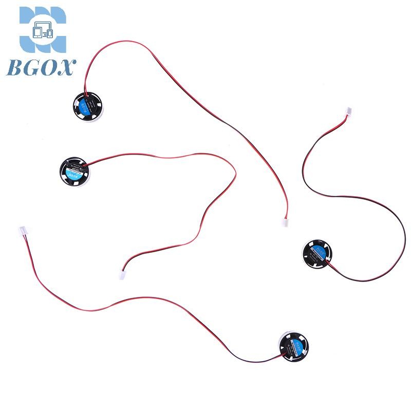 [BGOX] 2510 25*10 มม.5V 9V 12V 24V รอบ 2-Pin Brushless Chipset ฮีทซิงค์ Mute Notebook Micro Cooling 