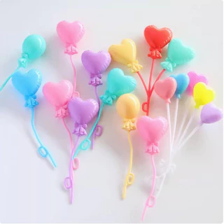 Ins สไตล์เค้กตกแต่งบอลลูนพลาสติกที่มีสีสัน string Macaron สีลูกบอลกลมขนาดใหญ่วันเกิดขนมตาราง plugin