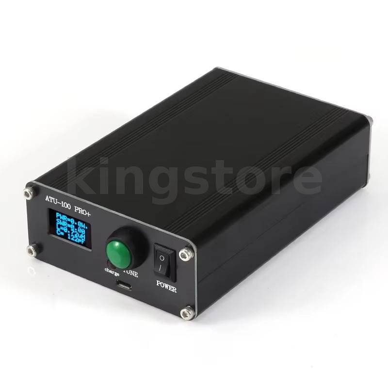 ATU-100 Pro จูนเนอร์เสาอากาศอัตโนมัติ 1.8-30MHz HF Band 100W Peak Power USB ชาร์จจอแสดงผล OLED แบบพก