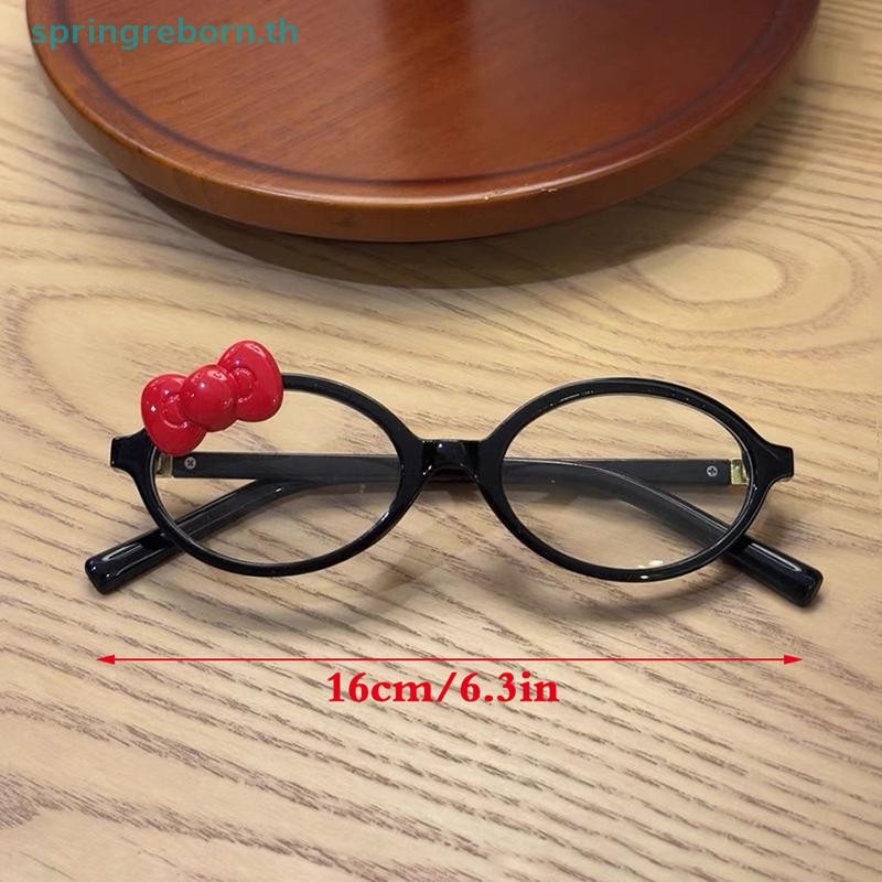 # แฟชั่น ไทย # ใหม่พิมพ์แว่นตาโบว์ อิน สีดํากรอบเสือดาวกระจกแบนอะนิเมะน่ารักความงามนักเรียนอุปกรณ์เสริมของขวัญ . - รูปที่ 7