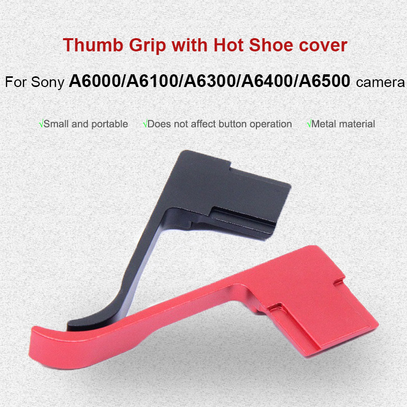 รองเท้าร้อน Thumbs Up Grip สําหรับ Sony A6000 A6100 A6300 A6400 A6500 Hot Shoe Protector Hand Grip T