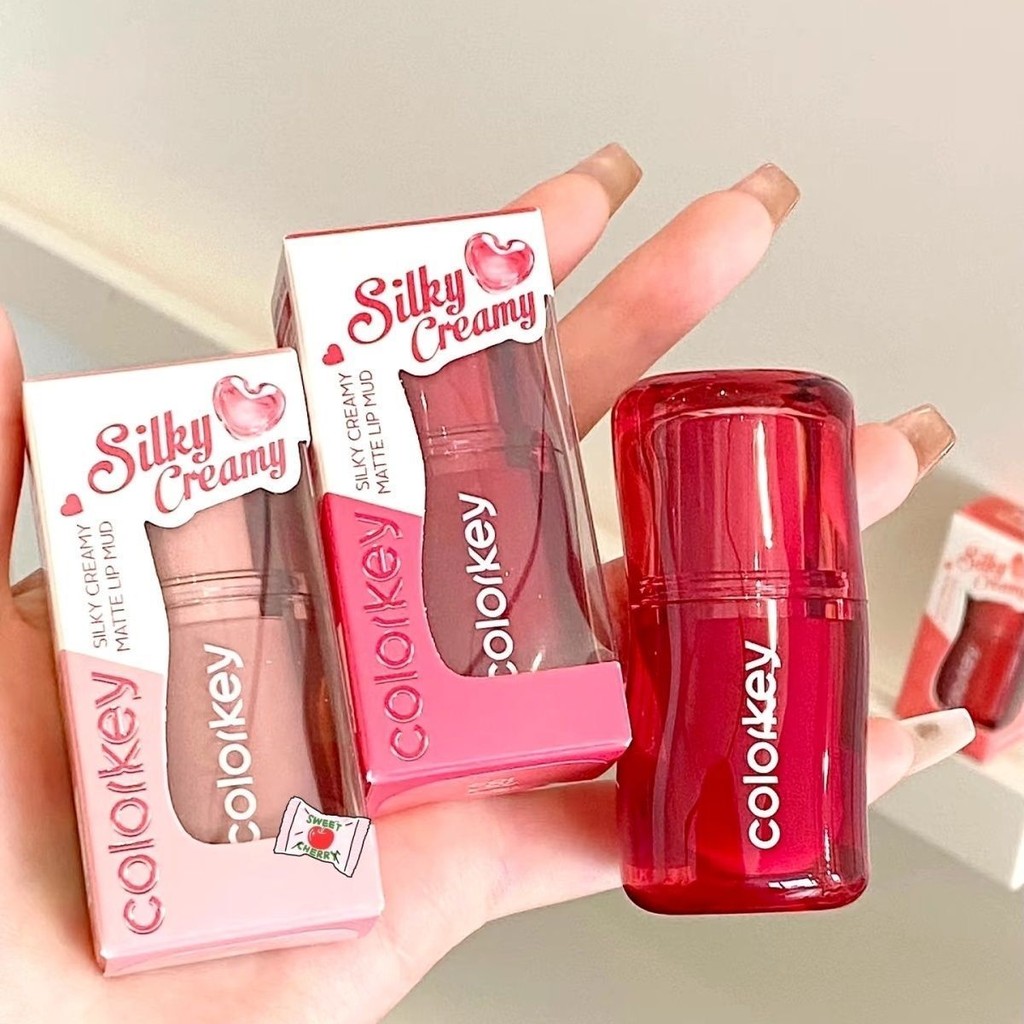Colorkey ลิปสติ๊กเนื้อแมตต์ไม่ติดแก้ว   เนื้อครีม สีติดทนนาน 24ชม. ไม่แห้งแตก ราคา ถูกที่สุด ดีลบีเคเค แกลเลอรีภาพที่ 4