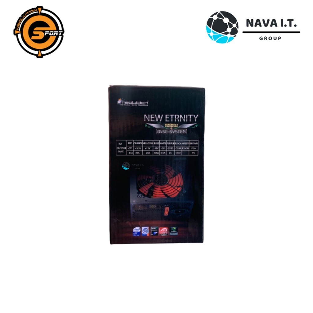 NEOLUTION E-SPORT POWER SUPPLY NEW ETERNITY 650W พาวเวอร์ซัพพลาย อุปกรณ์จ่ายไฟ
