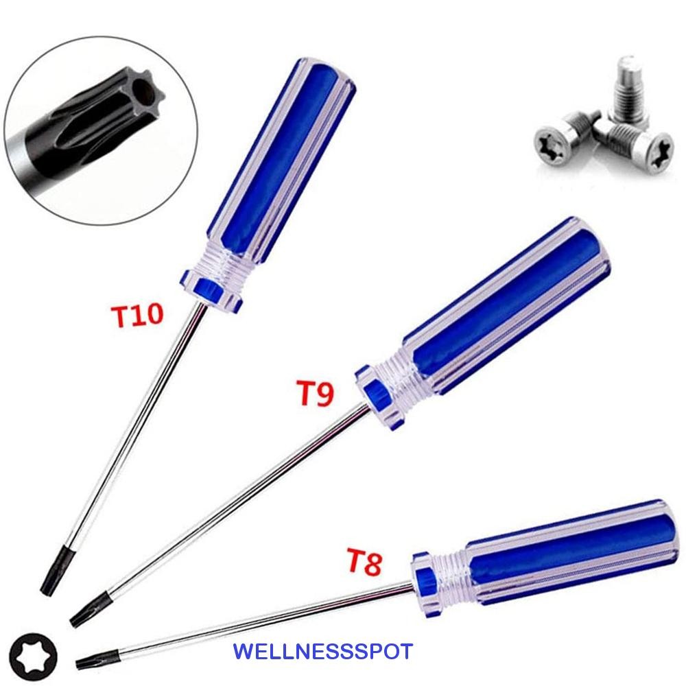Wellnessspot ไขควง Tamper Proof Precision T8 T9 T10 Torx ไขควงเครื่องมือไดร์เวอร์เครื่องมือ
