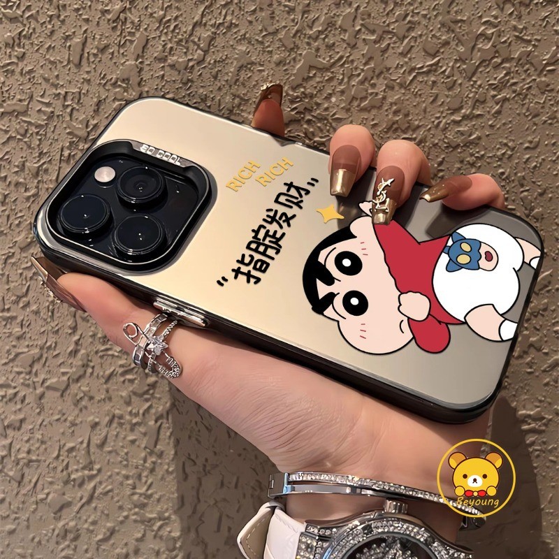 ULTRA PRO รับ Rich Crayon Shin-chan ปีใหม่สําหรับ Vivo Y03 Y28s Y02 Y02T Y02A Y01 Y9s Y95 Y91 Y93 Y9