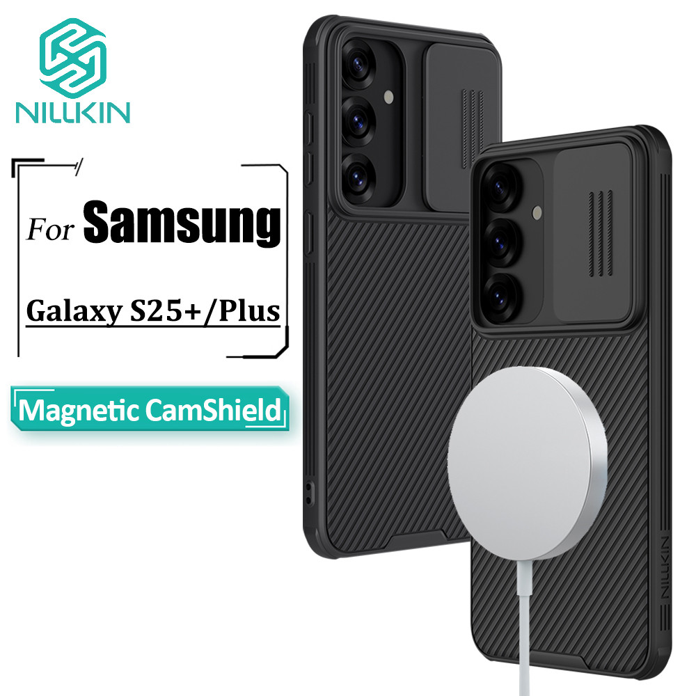 เคสแม่เหล็ก Nillkin สําหรับ Samsung Galaxy S25+ / S25 Plus Case Camera Slider Protection (แม่เหล็กเฉพาะฟังก์ชั่น)