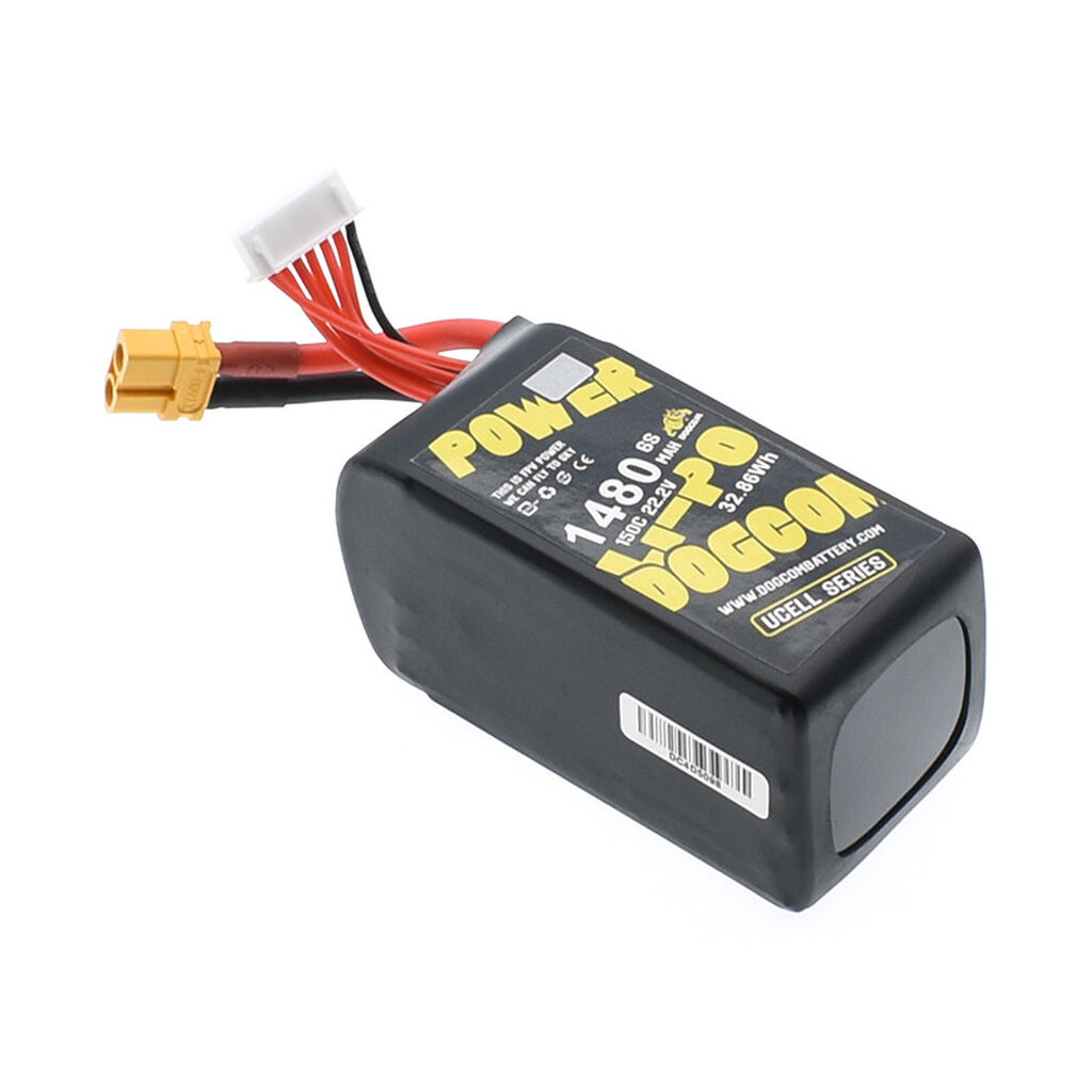 UCELL series U-CELL DOGCOM 1350mAh 150C 6S 22.2V อุปกรณ์โดรน Drone