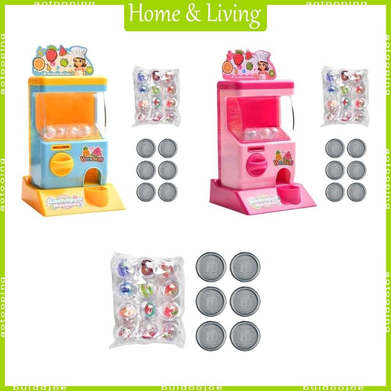 Aotoo Mini Vending Machine Game Vending Grabber Gashapon สําหรับเด็กวัยหัดเดินทารก