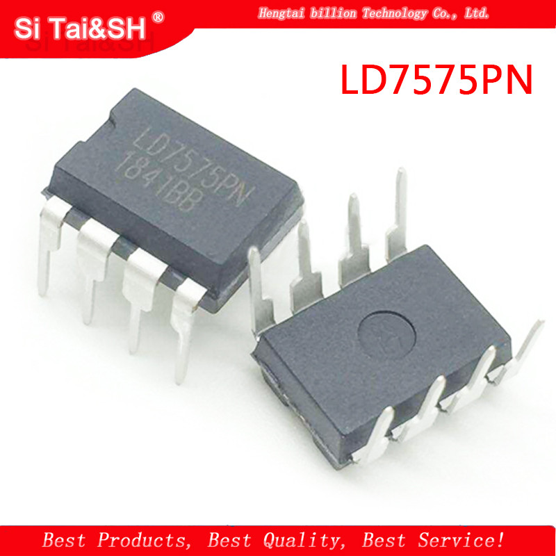 10 ชิ้น/ล็อต LD7575PN LCD การจัดการ p LD7575 DIP-8 ใหม่เดิม