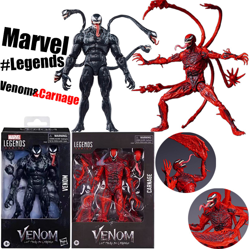 Carnage Action Figure Marvel Venom Let มี Be Carnage Legends Series Action Figure Venom SHF movable 