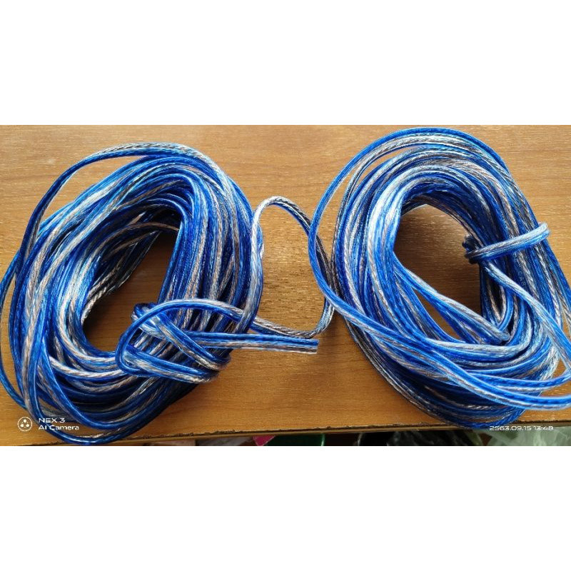 BUYBUYTECH สายลำโพงใส10เมตร ลวดทองแดง O.D.4 x 8 mm. speaker cable AUDIO/PA. /DJ- Red - รูปที่ 4