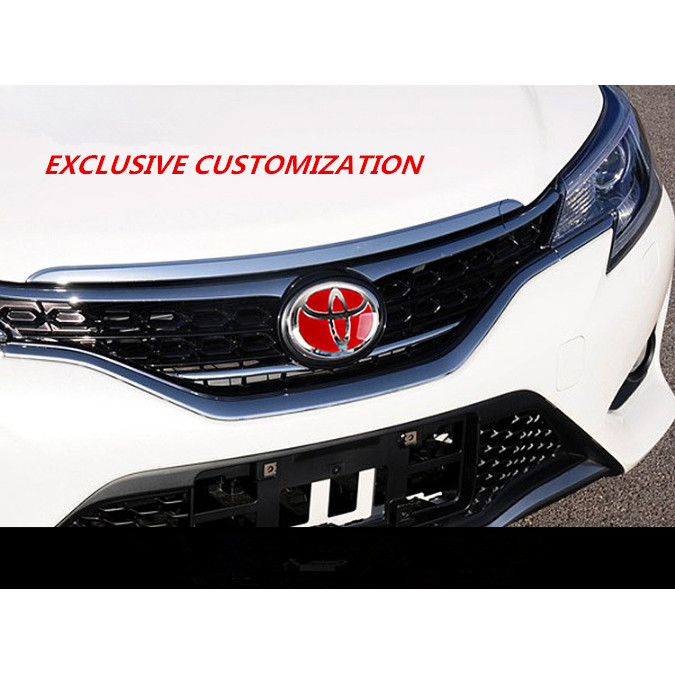 (1ชิ้น)TOYOTA Vios Camry Altis RED EMBLEM LOGO