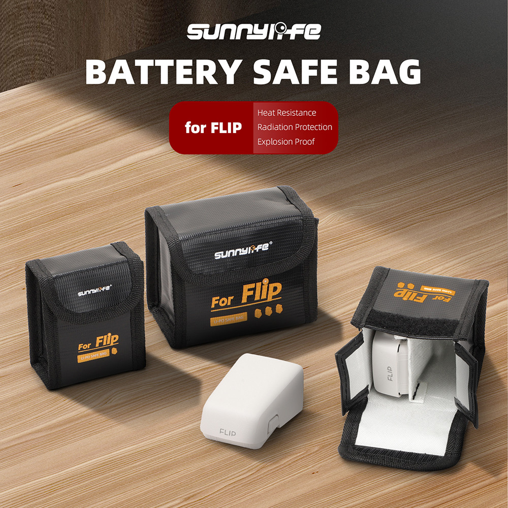สําหรับ DJI FLIP แบตเตอรี่ป้องกันการระเบิดสําหรับ DJI FLIP แบตเตอรี่ลิเธียมถุงเก็บความปลอดภัยสําหรับ