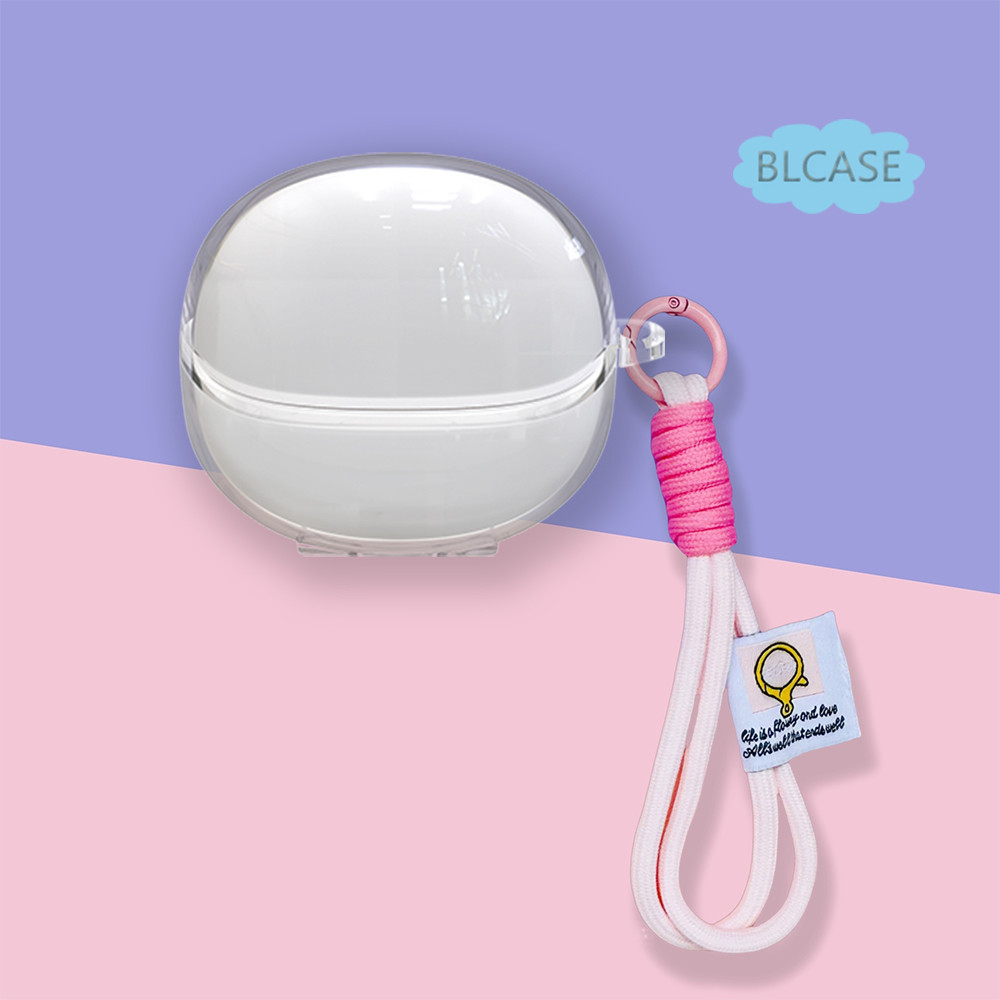 สําหรับ UGREEN Hitune H6 Pro Transpent เคสหูฟัง TPU Clear หูฟังป้องกันปลอกชุดหูฟัง Soft Sleeve พร้อมแหวน