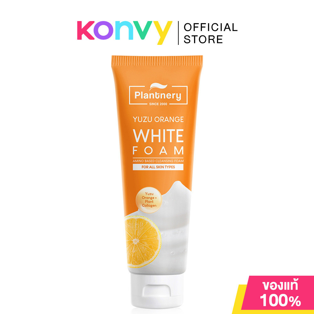 Plantnery Whip Foam แพลนท์เนอรี่ วิปโฟมล้างหน้า 100g (Tea Tree/Yuzu Orange) รูปที่ 2