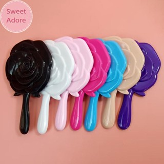 Sweetadore กระจกโต๊ะเครื่องแป้งมือถือ Vintage Rose กระจกแต่ง…