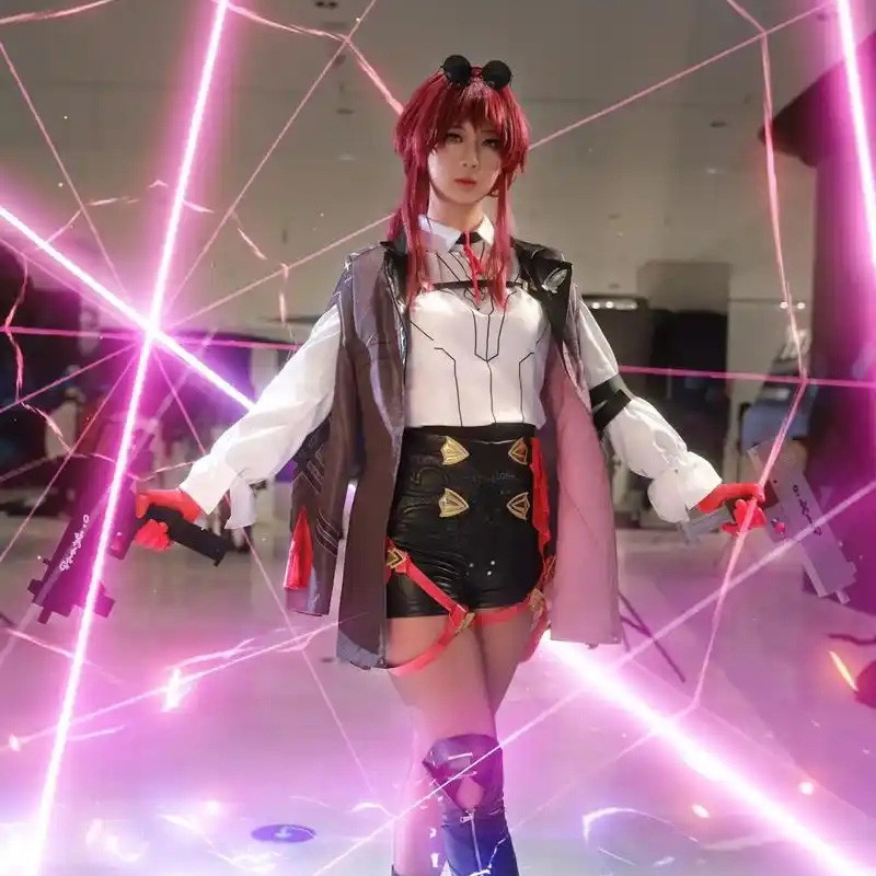 ชุดคอสเพลย์Honkai Star Rail Kafka สำหรับงานปาร์ตี้HALLOWEENและการ์ตูนคอน