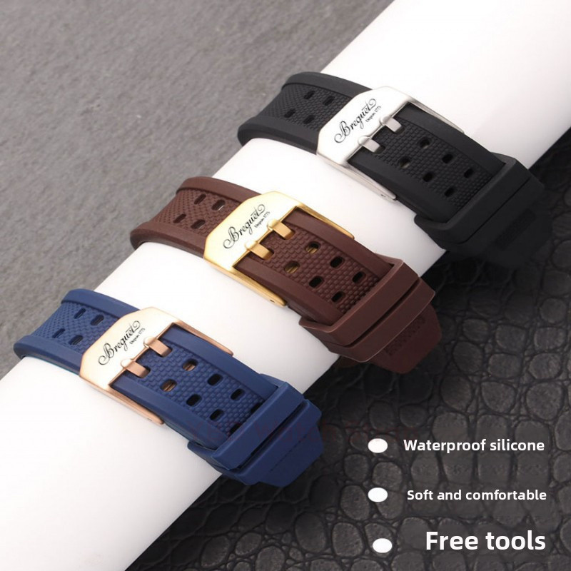 Bet365. กันน้ำซิลิโคนสายนาฬิกาสำหรับคอลเลกชันทางทะเล-19มิลลิเมตร20มิลลิเมตร21มิลลิเมตร22มิลลิเมตร23ม