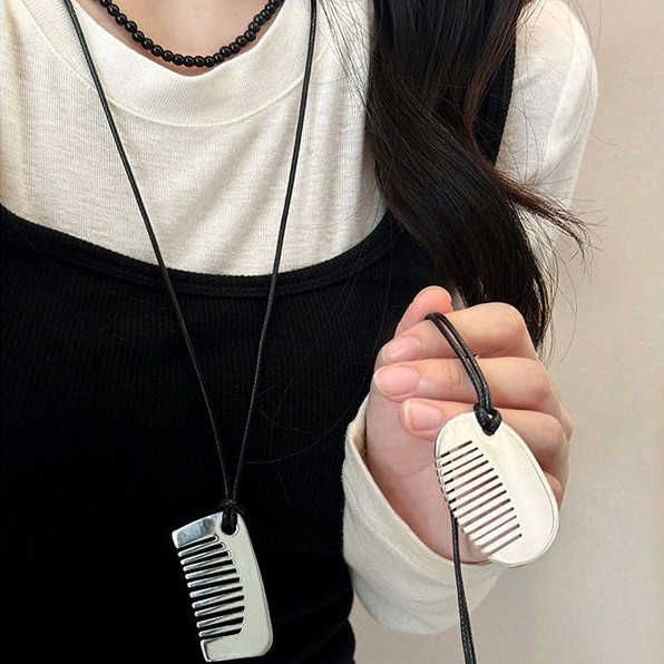 สร้อยข้อมือและสร้อยคอมิกซ์ สไตล์ฮิปฮอป ลายดอกทานตะวัน สำหรับเสื้อกันหนาวแบบยาว CFF7