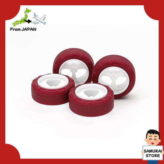 【From JAPAN】 TAMIYA MINI 4WD Special Edition Low Friction Small Dia. Low Tires (24mm) & 3 Spoke Whee