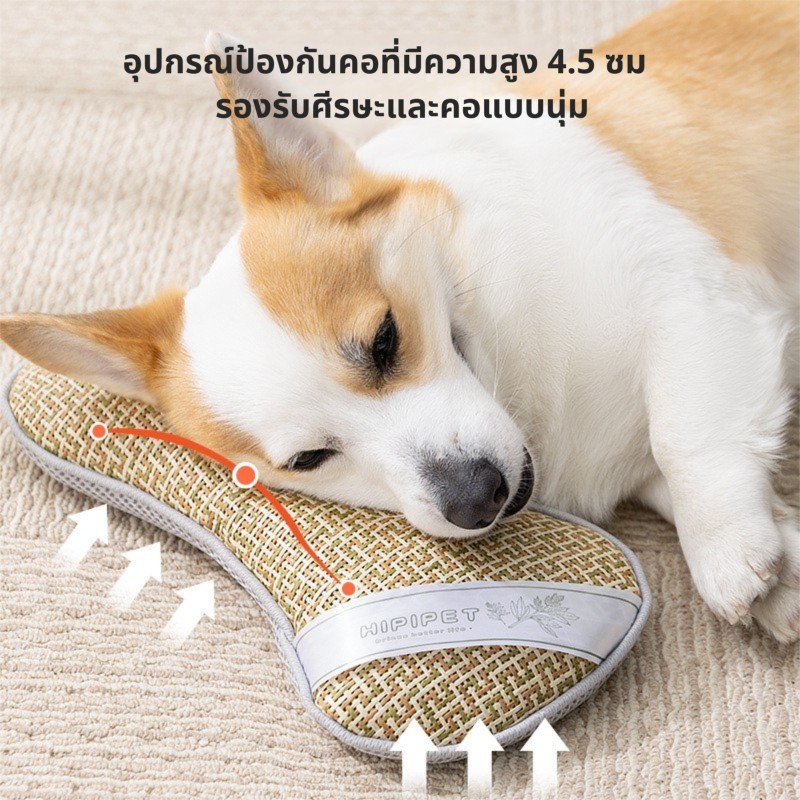 หมอนแมว หมอนลูกสุนัข สะดวกสบาย หมอนสัตว์เลี้ยง โครงสร้างแน่นไม่ยุบ - รูปที่ 2
