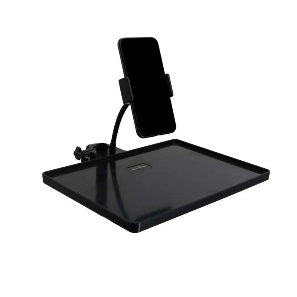 TREDDING491 ถาดขาตั้งไมโครโฟน, ที่วางถาดพลาสติกแบบหนีบปรับได้, ถาดการ์ดเสียงสีดําสากล สตรีมมิ่งสด - รูปที่ 5