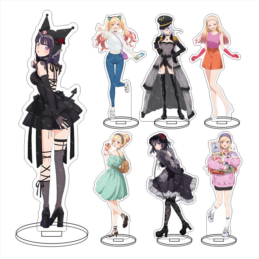 อะนิเมะ My Dress-Up Darling Kitagawa Marin อะคริลิค Action Figure Kaiemon Kitagawa PVC Desktop Stand ของเล่น