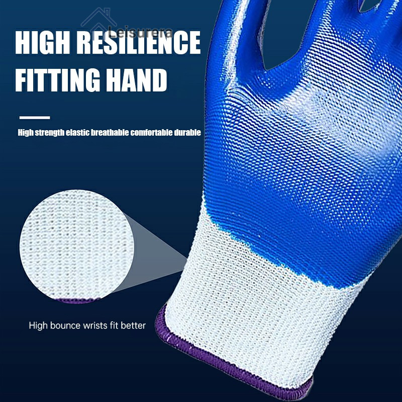 ✨ถุงมือระบายอากาศสบาย ถุงมือไนลอนหนา ถุงมือกันลื่นที่ทนทานต่อการสึกหรอ🍀 - รูปที่ 3