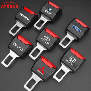[Atreus] 1/2ชิ้น คลิปหัวเข็มขัดนิรภัยรถยนต์ หัวต่อขยายเข็มขัดนิรภัยรถยนต์ ที่เสียบเบลท์หลอกใช้งานได้จริงเสียบต่อกันได้ อุปกรณ์ตกแต่งรถยนต์