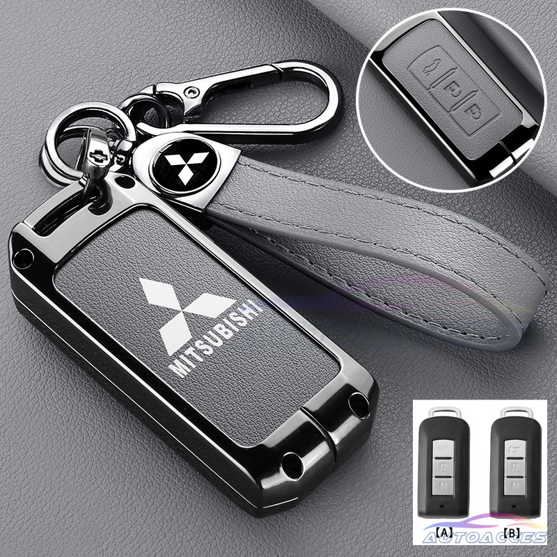 ฝาครอบกุญแจรถสําหรับ Mitsubishi XPander GLS AT 2025, Xpander, Triton, Xforce, Lancer ex, Pajero Sport Attrage, Montero GLS Anti-Scratch Key Case พวงกุญแจอุปกรณ์เสริม