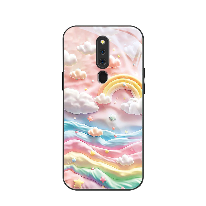 สําหรับ Oppo F11 Pro , Cloud Rainbow, บุคลิกภาพอินเทรนด์, เคสป้องกันโทรศัพท์ป้องกันการตก