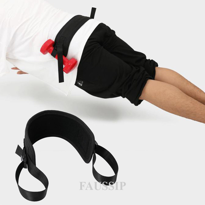 FASUSE Hip Thrust Belt For Home Fitness - High Capacity Weighted Dumbbell Training Band Adjustable C