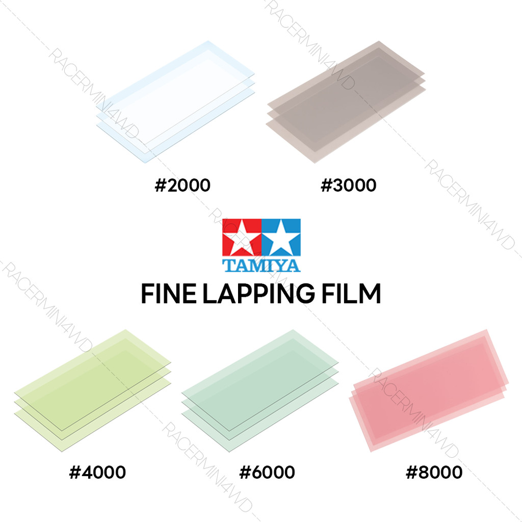 TAMIYA Fine Lapping Film ฟิล์มขัดละเอียด 87144 87185 87186 87191 87200