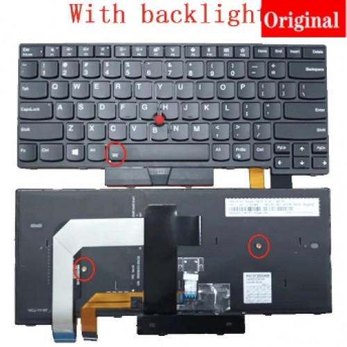 ✿US Backlight Keyboard สำหรับ Thinkpad IBM Lenovo T480 A475 A485 A480 (ไม่ใช่สำหรับ /S T470 /S)