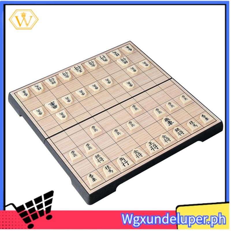 WMedium Folding Magnetic Board Japanese Shogi Set Japanese Chess
