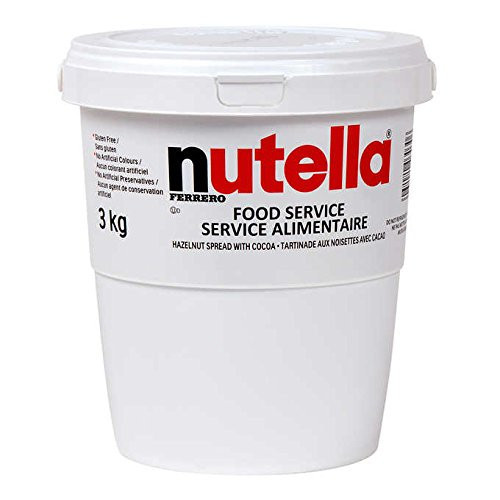 FR Nutella Hazelnut Cocoa Spread 3kg เฟอร์เรโร นูเทลล่า แยม ขนาด 3 กิโล EXP 09/2025
