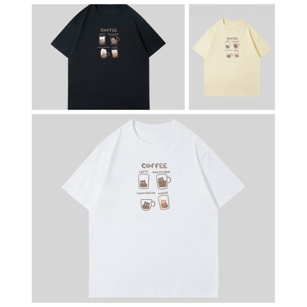 【จัดส่งจากประเทศไทย】เสื้อยืดคอกลมพิมพ์ลายน่ารักและประณีต ระบายอากาศได้ดี สวมใส่สบาย นุ่มและอบอุ่น