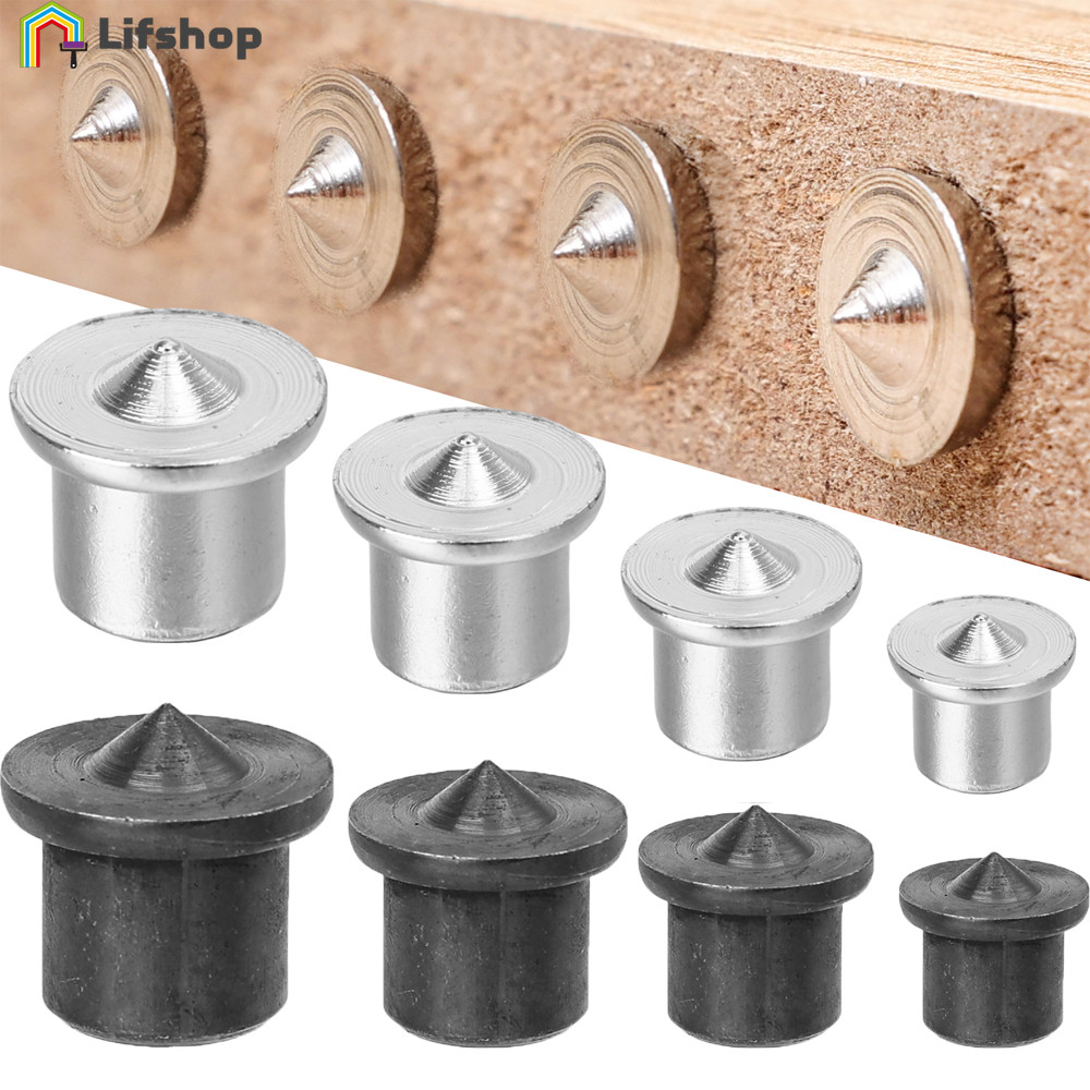 เดือยกลม 6/8/10/12 มม.-เดือยไม้ Center Punch อุปกรณ์เสริม-เจาะเครื่องมืองานไม้-ไม้ Pin Locator-DIY เฟอร์นิเจอร์ตําแหน่งแผง Dowel