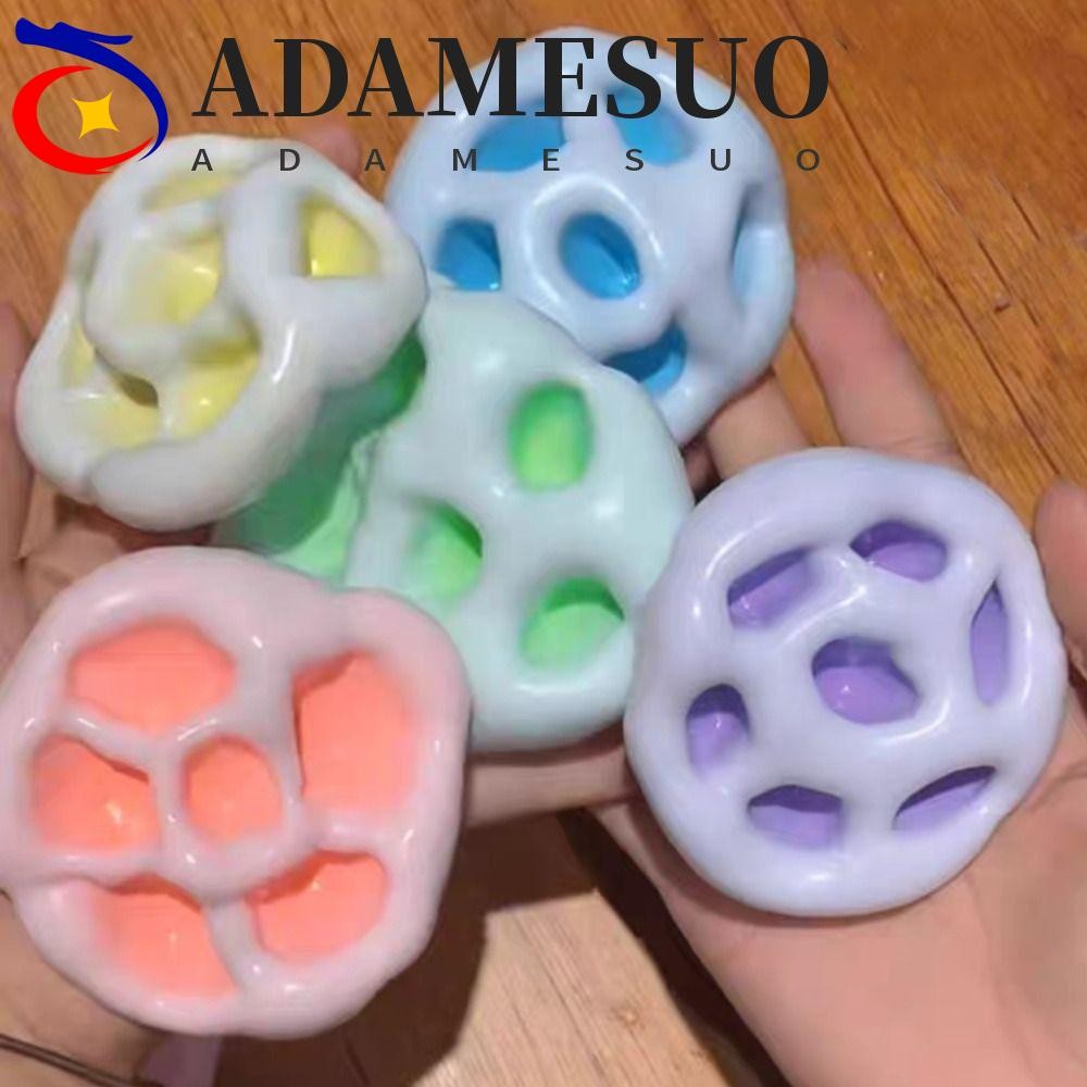 Adamesuo บีบของเล่น, Shapeable Hand Made Ball Pinch ของเล่น, Trick ของขวัญ Fidget สมจริง Reliever ผิวน้ําแข็ง Sticky Rice ของเล่นเด็ก