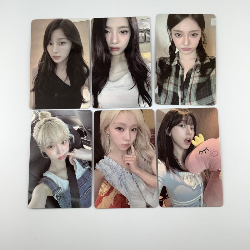 ของแท้ aespa Photocard Shanghai kms Coffee Sign Sale Bonus Card winter karina ning giselle