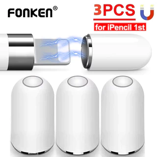 Fonken 3 ชิ้นแม่เหล็กเปลี่ยนดินสอหมวกสําหรับ Aple ดินสอ 1st อุปกรณ์เสริม