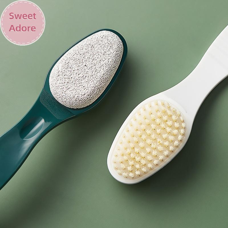 Sweetadore 2-in-1 แปรงขัดเท้าเครื่องมือดูแลเท้าส้นรองเท้า Pedicure เครื่องมือขัดแปรง Pedicure เครื่องมือสองด้านเท้าบดหิน TH ราคา ถูกที่สุด ดีลบีเคเค แกลเลอรีภาพที่ 6