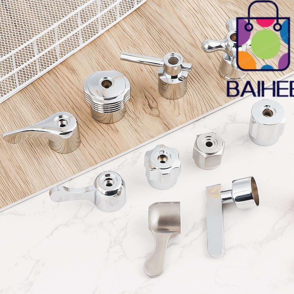Baihee 1 ชิ้นสามเหลี่ยมวาล์ว Universal Core Handwheel ก๊อกน้ําสวิทช์จับจานอ่างล้างหน้า Handle