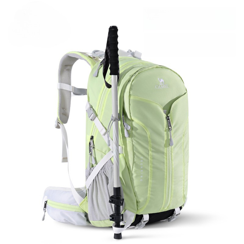 CAMEL CROWN 35L กระเป๋าปีนเขาน้ําหนักเบากันน้ําแบบมืออาชีพกลางแจ้ง, กระเป๋าเป้สะพายหลังเดินป่า