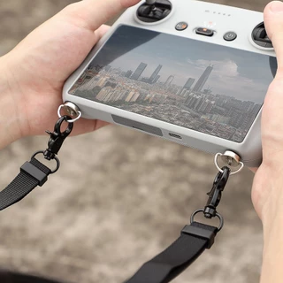 เหมาะสําหรับ DJI RCPRO2 หัวเข็มขัดเชือก RC2/RC Decompression ปรับ Lanyard DJI Avata 360/FLIP/NEO/AIR3S รีโมทคอนโทรล RC PRO กลับสายคล้องไหล่อุปกรณ์เสริม
