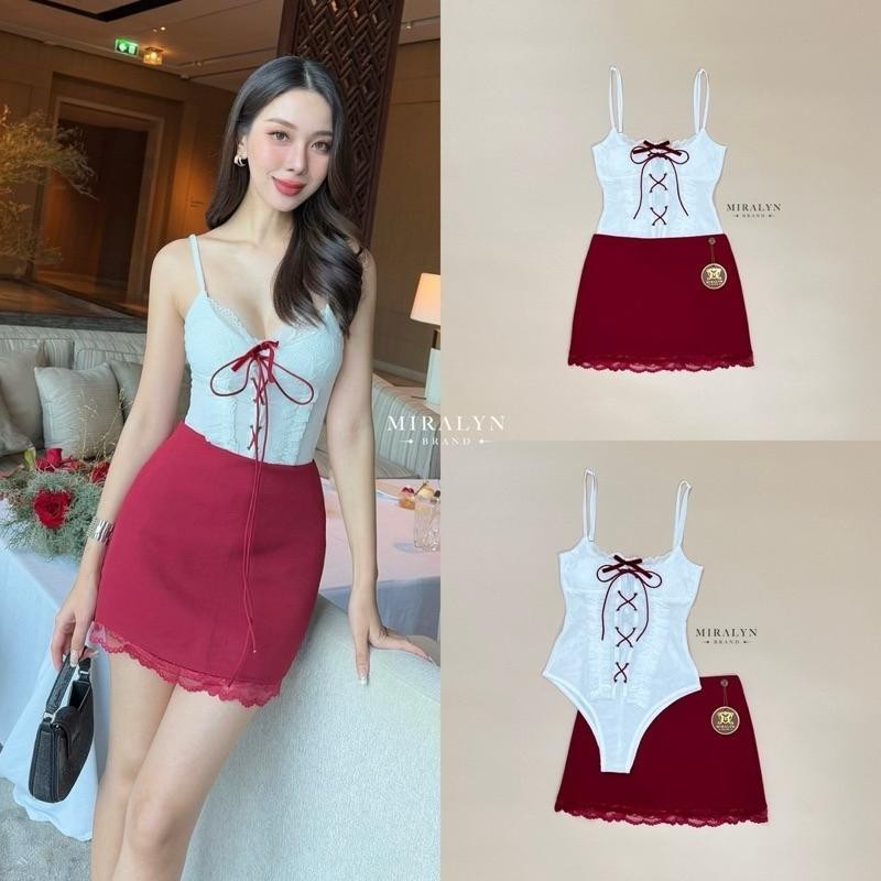 PD (พร้อมส่ง) miralyn105 ชุดเซตแซ่ปๆ ชุดปาร์ตี้ สวยมาก PD.shop