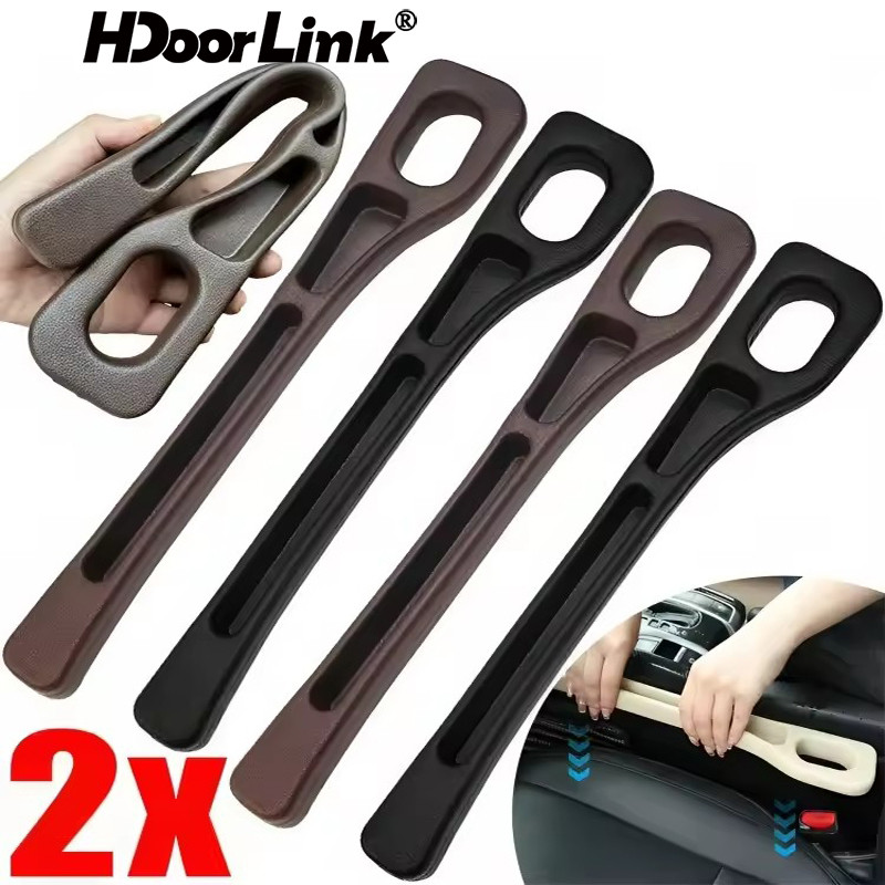 Hdoorlink 2PCS Car Seat Gap Plug Strip Side Seam Car Gap Filler Leak Proof Seat Gap Storage Organizer ตกแต่งภายใน Stowing Tiding Kit