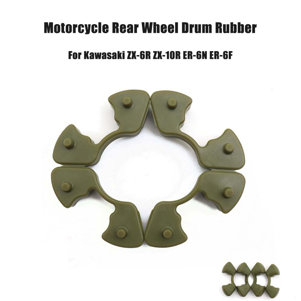 สําหรับ Kawasaki ZX6R ZX10R ER6N ER6F ZX-6R ZX-10R ER 6N 6F ยางบัฟเฟอร์ ZX 6R 10R รถจักรยานยนต์ล้อหล