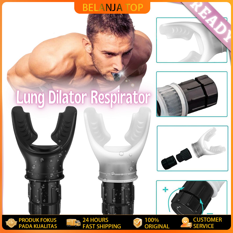 Lung Respiratory & Flexer Breathing trainer ดําน้ําดูปะการังดําน้ําทําจากซิลิโคน
