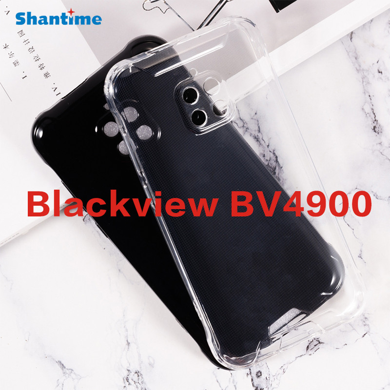 เคส Blackview BV4900, ฝาหลังแบบนุ่มกันชนซิลิโคนกันกระแทก Anti-Yellowing Full-Body เคสสําหรับ Blackvi